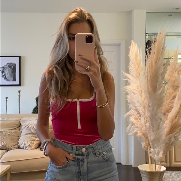 superdown Tops - Pink bodysuit